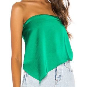 Superdown Cora strapless top size large. Sold out on Revolve.